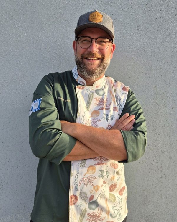 Georg Bauch in his chef's jacket