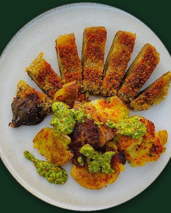 Aubergine schnitzel